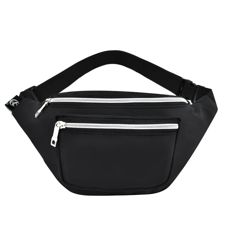 Women`s Waist Bag Men Hip Bum Pocket for Travel, Party, Running