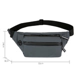 Nylon Waist Bag Casual Crossbody Chest Unisex Hip Bum Bag