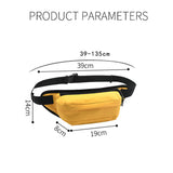 Women's Zipper Waist Belt Bag Sport Travel Girl Chest Bag Phone Waist Pack