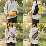 Women's Zipper Waist Belt Bag Sport Travel Girl Chest Bag Phone Waist Pack