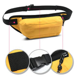 Women's Zipper Waist Belt Bag Sport Travel Girl Chest Bag Phone Waist Pack