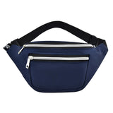 Nylon Waist Bag Travel Sling Bags Zipper Chest Phone Pouch
