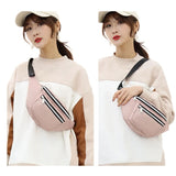Nylon Waist Bag Travel Sling Running Hiking Zipper Phone Pouch