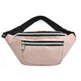 Nylon Waist Bag Travel Sling Bags Zipper Chest Phone Pouch