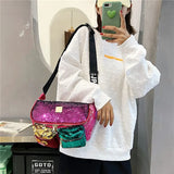 Sequins Waist Belt Bag Crossbody Chest pack Girl Shoulder Waist Bag