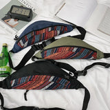 Canvas Crossbody Chest pack Handbag Hip hop Phone pack Shoulder Waist Bag