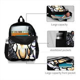 Fantastic Four Frenchies 3D Print Backpack Casual Bag French Bulldog
