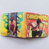 Chainsaw Man Men Wallet Porte Carte Purses Mens Wallets