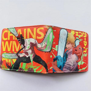 Chainsaw Man Men Wallet Porte Carte Purses Mens Wallets