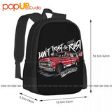 Farmtruck And Azn-Street Outlaws Backpack Large Capacity Gym School Sport Bag