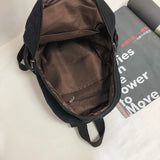 Preppy Style Women Backpack Canvas School Bag For Teenage Girls