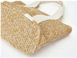Fashiion Women's Round Rattan Straw Bag Summer Handbag Beach Casual Tote