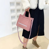 Corduroy Handbag Women Shoulder Crossbody Bags Casual Tote Ladies Messenger Bags