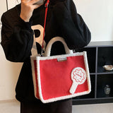 Suede Handbag Women Shoulder Crossbody Bags Fringe Tote Messenger Bags