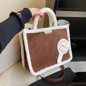 Suede Handbag Women Shoulder Crossbody Bags Fringe Tote Messenger Bags