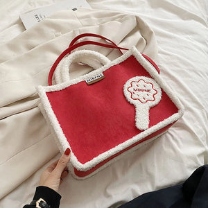Suede Handbag Women Shoulder Crossbody Bags Fringe Tote Messenger Bags