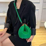 Round Handle Crossbody Bag for Women, Fashin Totes Handbag with Shoulder Strap