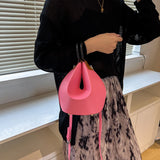 Round Handle Crossbody Bag for Women, Fashin Totes Handbag with Shoulder Strap