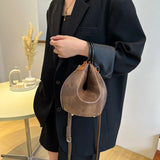 Round Handle Crossbody Bag for Women, Fashin Totes Handbag with Shoulder Strap