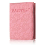 Pink World Travel Passport Cover Holder