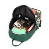Printed Backpack Waterproof Oxford Travel Large Capacity Bag
