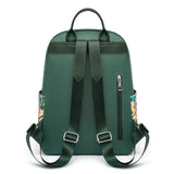 Printed Backpack Waterproof Oxford Travel Large Capacity Bag
