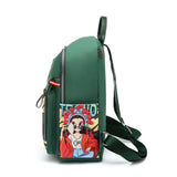 Printed Backpack Waterproof Oxford Travel Large Capacity Bag
