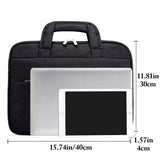 15.6 inch Laptop Business Briefcase Office Messenger Bag for Men