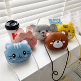 Cartoon Women Key Bag Leather Wallets Key Case Car Key Chains Cover