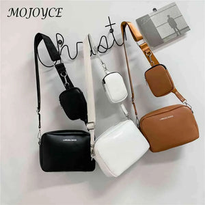 2 in 1 Crossbody Handbags Camera Headphone Pouch Messenger Handbags