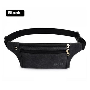Canvas Women Waist Bag Lightweight Anti-Theft Travel Chest Bags