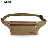 Canvas Women Waist Bag Lightweight Anti-Theft Travel Chest Bags