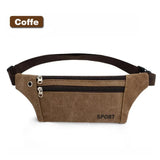 Canvas Women Waist Bag Lightweight Anti-Theft Travel Chest Bags
