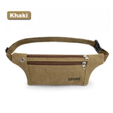 Canvas Women Waist Bag Lightweight Anti-Theft Travel Chest Bags
