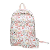 Canvas School Backpack Women Teen Girls Travel Bag Mochilas