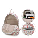 Canvas School Backpack Women Teen Girls Travel Bag Mochilas