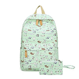 Canvas School Backpack Women Teen Girls Travel Bag Mochilas