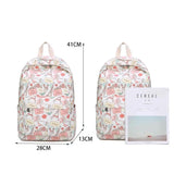 Canvas School Backpack Women Teen Girls Travel Bag Mochilas