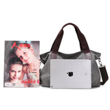 Canvas Summer Shoulder Bag Girls Large Capacity Handbag