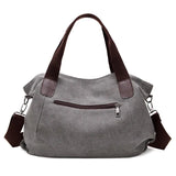 Canvas Summer Shoulder Bag Girls Large Capacity Handbag