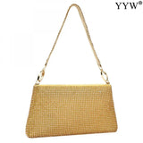 Rhinestone Clutch Shoulder Bag - Wedding Party Hand Bag