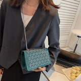 Diamonds Plaid Shoulder Handbags Female Travel Cross Body Bag
