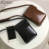 PU Leather Women Messenger Bag Small Crossbody Handbag