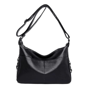 Soft Washed Pu Leather Women Messenger Bag Crossbody Shoulder Handbags