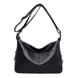 Soft Washed Pu Leather Women Messenger Bag Crossbody Shoulder Handbags