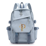 26 Letter Backpack for Girls School Student Bag Large Capacity