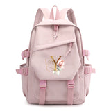 Pink Large Capacity Laptop Backpack for Girls School Student Bag