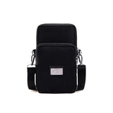 3-Layer Women Shoulder Bag High Nylon Messenger Phone Bag