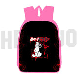 3D Cartoon Danganronpa Bag Pink 16 Inch Anime Monokuma Backpack