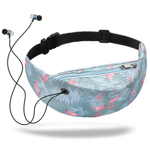3D Colorful Print Waist Bag Fanny Pack Hip Belt Bags Money